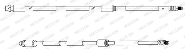 FERODO Тормозной шланг FHY2857