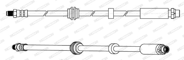 FERODO Тормозной шланг FHY2859