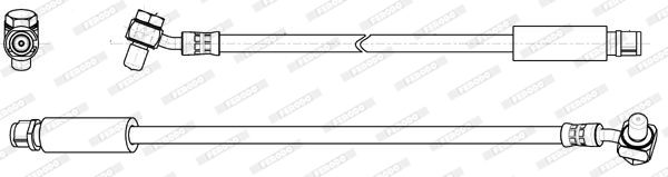 FERODO Тормозной шланг FHY2864