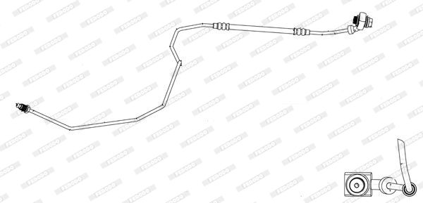 FERODO Тормозной шланг FHY2870