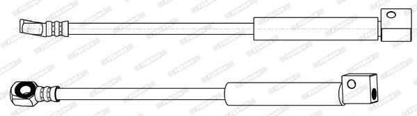 FERODO Тормозной шланг FHY2914