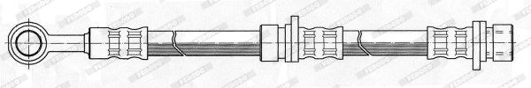 FERODO Тормозной шланг FHY3090