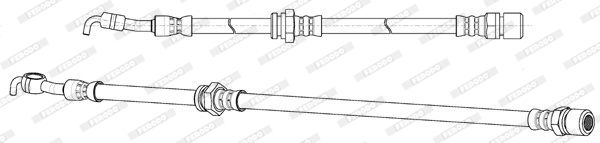 FERODO Тормозной шланг FHY3114