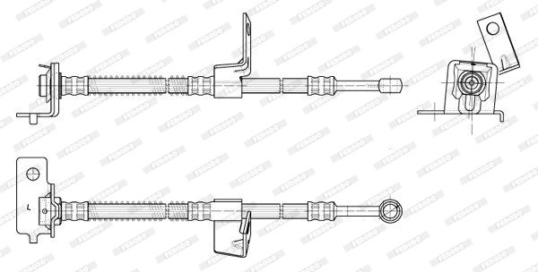 FERODO Тормозной шланг FHY3126