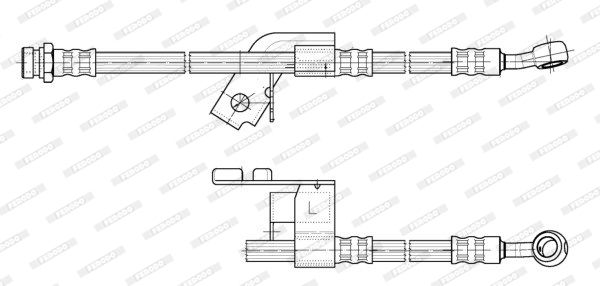 FERODO Pidurivoolik FHY3261