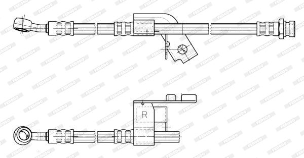 FERODO Тормозной шланг FHY3262