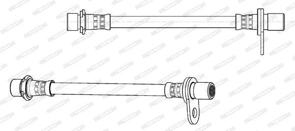 FERODO Тормозной шланг FHY3280