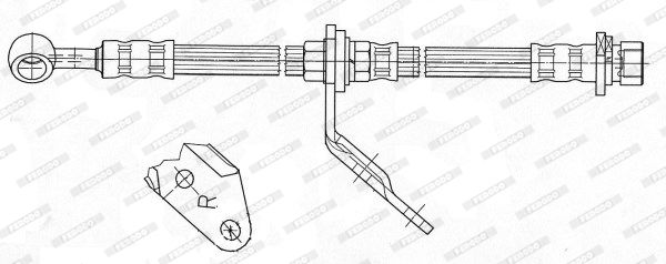 FERODO Тормозной шланг FHY3304