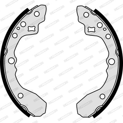 FERODO Piduriklotside komplekt FSB609