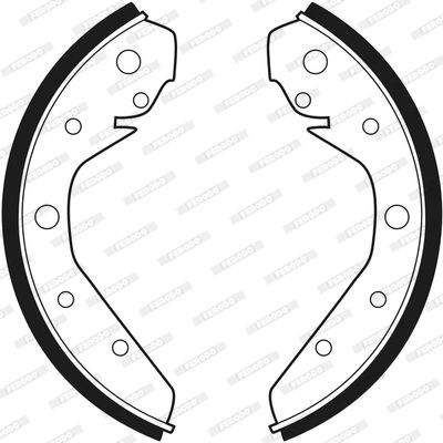 FERODO Piduriklotside komplekt FSB9