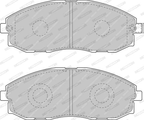 FERODO Комплект тормозных колодок, дисковый тормоз FVR1498