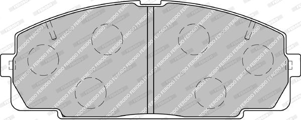 FERODO Piduriklotsi komplekt,ketaspidur FVR1884