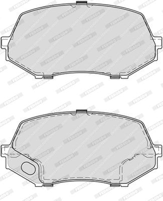 FERODO Комплект тормозных колодок, дисковый тормоз FVR4253
