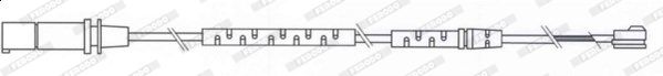 FERODO Сигнализатор, износ тормозных колодок FWI356