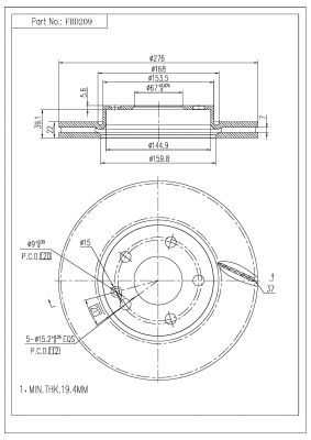 FI.BA Piduriketas FBD209