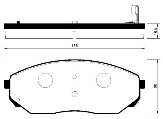 FI.BA Комплект тормозных колодок, дисковый тормоз FBP4159