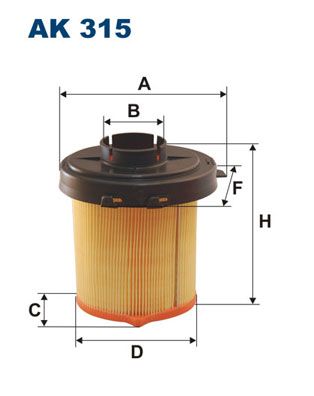 FILTRON Воздушный фильтр AK 315