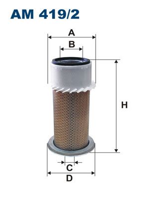 FILTRON Воздушный фильтр AM 419/2