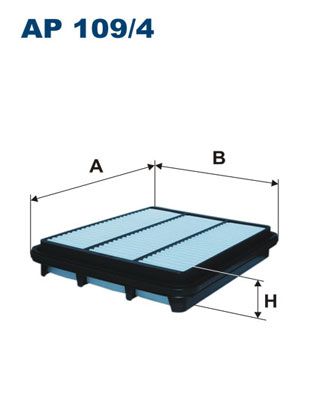 FILTRON Воздушный фильтр AP 109/4