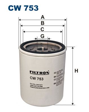 FILTRON Фильтр охлаждающей жидкости CW 753