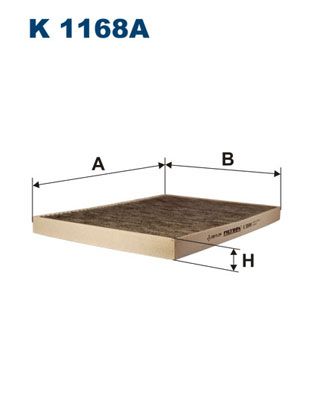 FILTRON Фильтр, воздух во внутренном пространстве K 1168A