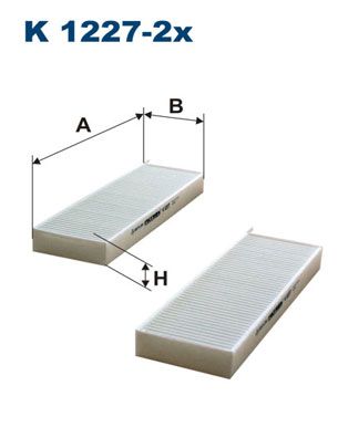 FILTRON Фильтр, воздух во внутренном пространстве K 1227-2x
