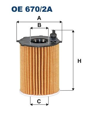 FILTRON Масляный фильтр OE 670/2A