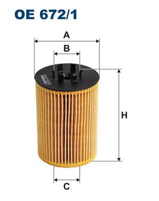 FILTRON Õlifilter OE 672/1