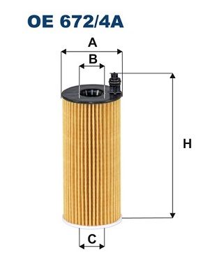 FILTRON Масляный фильтр OE 672/4A