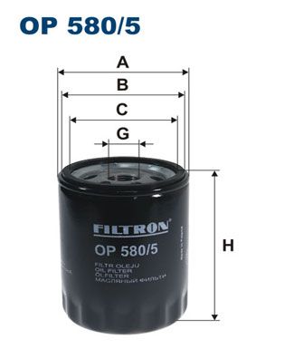 FILTRON Масляный фильтр OP 580/5