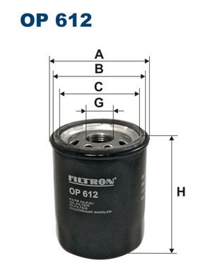 FILTRON Õlifilter OP 612