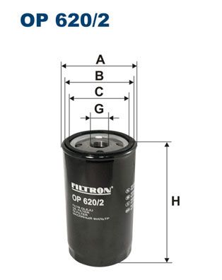FILTRON Масляный фильтр OP 620/2