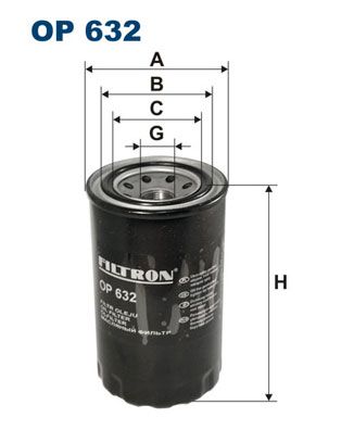 FILTRON Масляный фильтр OP 632