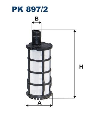 FILTRON Топливный фильтр PK 897/2