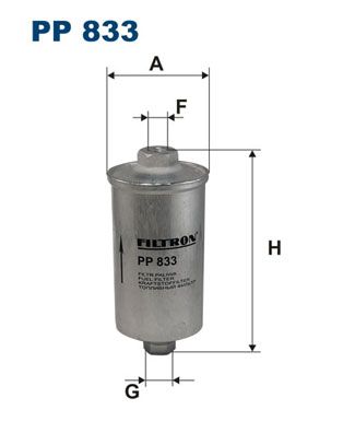FILTRON Топливный фильтр PP 833