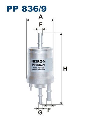 FILTRON Топливный фильтр PP 836/9