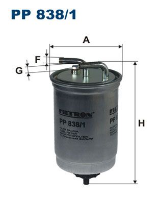 FILTRON Топливный фильтр PP 838/1