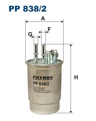 FILTRON Kütusefilter PP 838/2