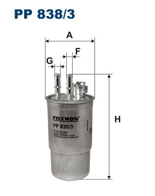 FILTRON Kütusefilter PP 838/3