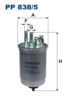 FILTRON Топливный фильтр PP 838/5