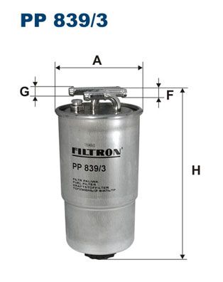 FILTRON Kütusefilter PP 839/3