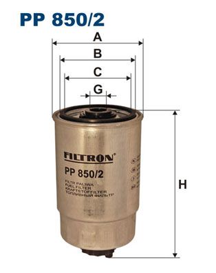 FILTRON Kütusefilter PP 850/2