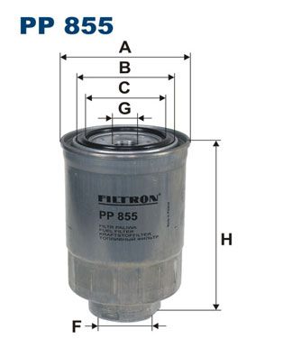 FILTRON Топливный фильтр PP 855
