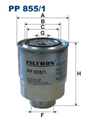 FILTRON Топливный фильтр PP 855/1