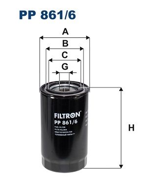 FILTRON Kütusefilter PP 861/6