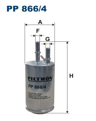 FILTRON Топливный фильтр PP 866/4
