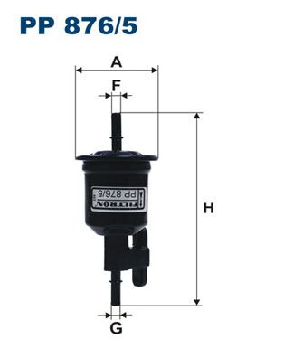 FILTRON Топливный фильтр PP 876/5