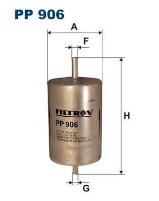 FILTRON Топливный фильтр PP 906