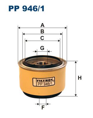 FILTRON Топливный фильтр PP 946/1