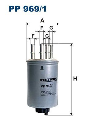 FILTRON Kütusefilter PP 969/1